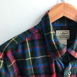 Vintage LL Bean 100% Cotton Flannel M
